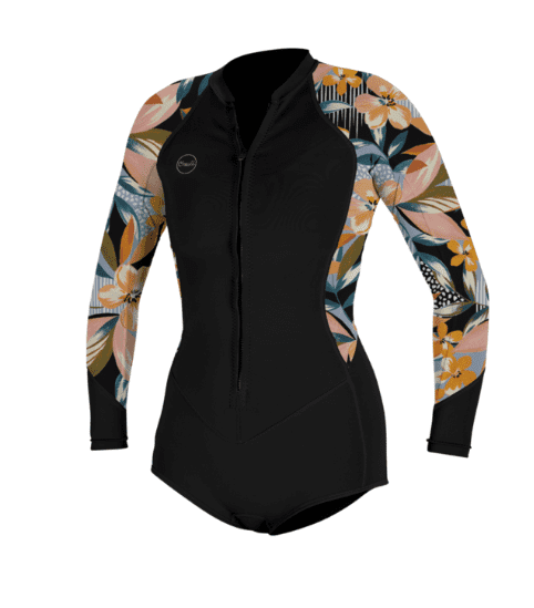 O'NEILL Wms Bahia 2/1 Front Zip L/S Short Spring 2024