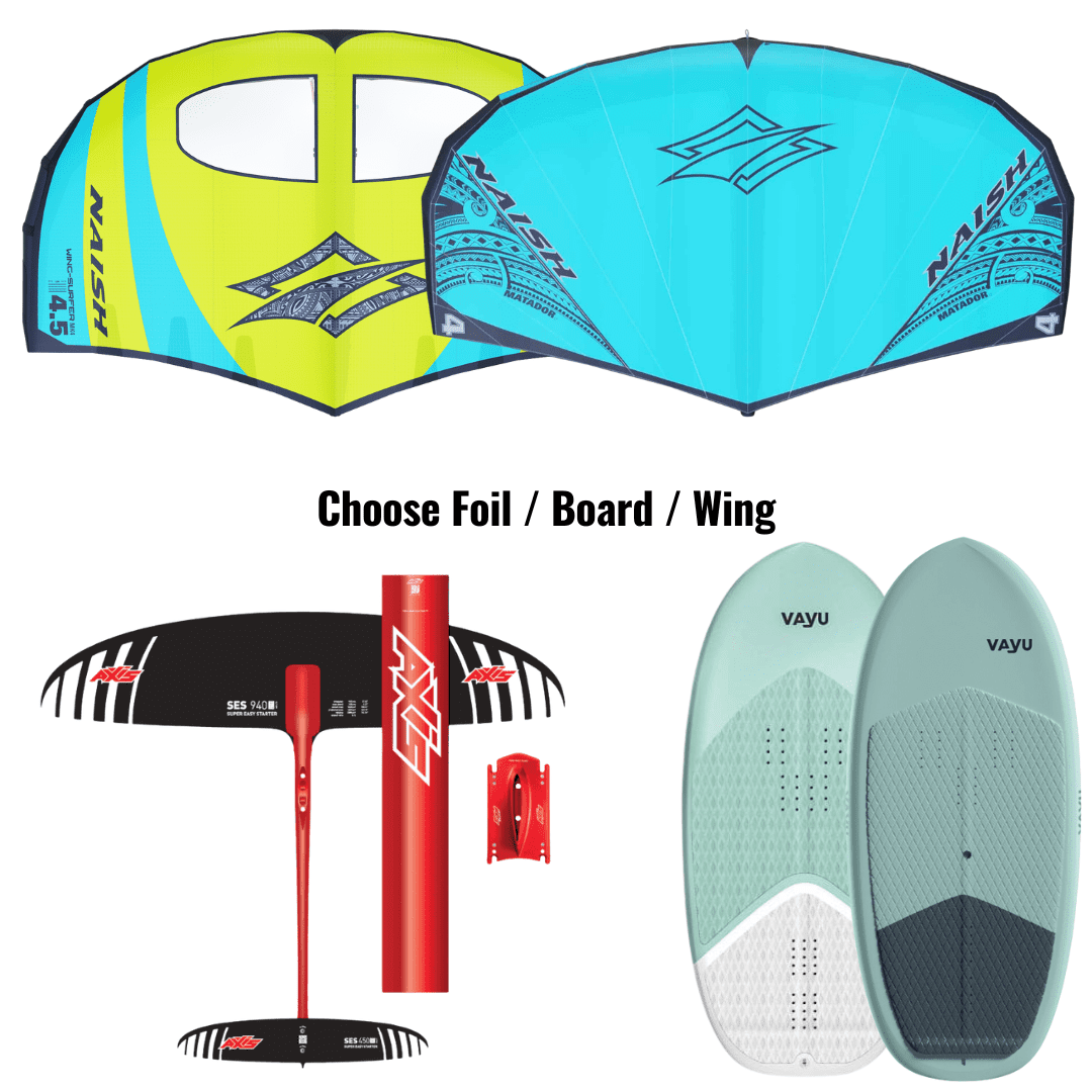 VAYU Axis Naish Complete Wing Foil Set Package
